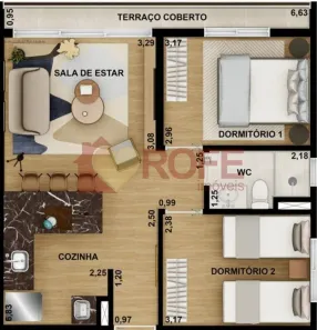 Apartamento com 2 Quartos à venda, 49m² no Vila Congonhas, São Paulo