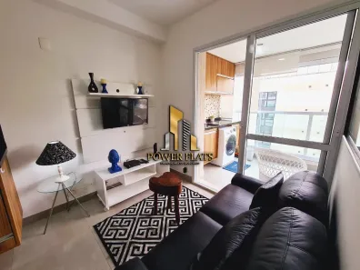 Apartamento com 1 Quarto para alugar, 40m² no Brooklin Paulista, São Paulo