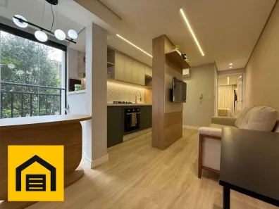 Apartamento com 1 Quarto à venda, 42m² no Vila Valparaíso, Santo André