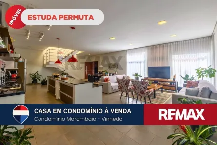 Casa de Condomínio com 4 Quartos à venda, 392m² no Marambaia, Vinhedo