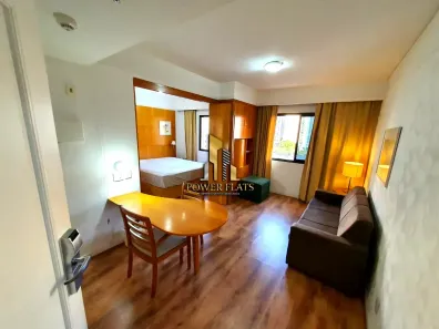 Flat com 1 Quarto para alugar, 40m² no Moema, São Paulo