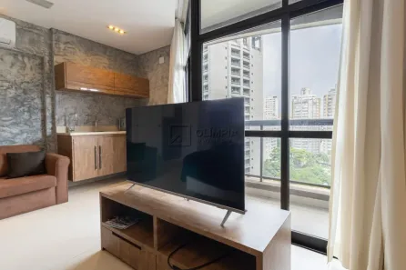 Apartamento com 1 Quarto para alugar, 45m² no Jardim Europa, São Paulo