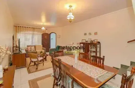 Sobrado com 3 Quartos à venda, 172m² no Vila Camilópolis, Santo André