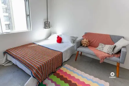 Apartamento com 1 Quarto para alugar, 24m² no República, São Paulo