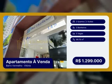 Apartamento com 2 Quartos à venda, 99m² no Barro Vermelho, Vitória