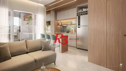 Apartamento com 2 Quartos à venda, 75m² no Gonzaga, Santos