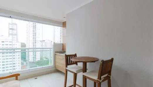 Apartamento com 1 Quarto para alugar, 45m² no Santo Amaro, São Paulo