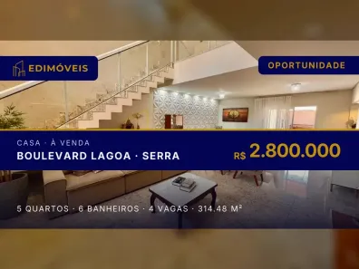 Casa com 5 Quartos à venda, 314m² no Boulevard Lagoa, Serra