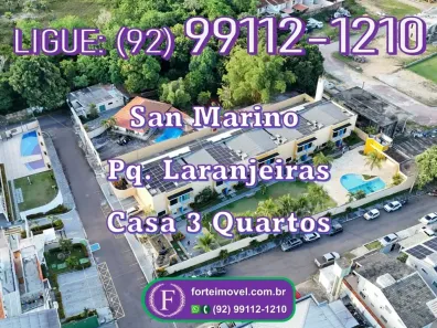 Casa de Condomínio com 3 Quartos à venda, 145m² no Flores, Manaus