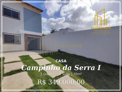 Casa com 3 Quartos à venda, 70m² no Campinho da Serra I, Serra