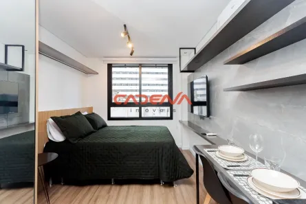Apartamento com 1 Quarto para alugar, 18m² no Centro, Curitiba