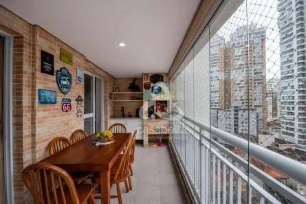 Apartamento com 3 Quartos à venda, 131m² no Gonzaga, Santos
