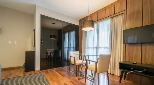 Apartamento com 1 Quarto para alugar, 50m² no Brooklin Paulista, São Paulo