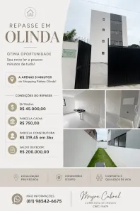 Casa com 2 Quartos à venda, 50m² no Fragoso, Olinda