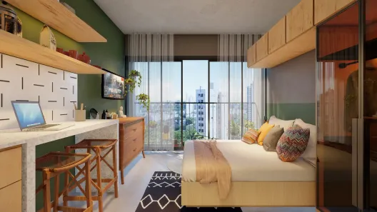 Apartamento com 1 Quarto à venda, 19m² no Campos Elíseos, São Paulo
