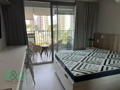 Apartamento com 1 Quarto para alugar, 30m² no Indianópolis, São Paulo