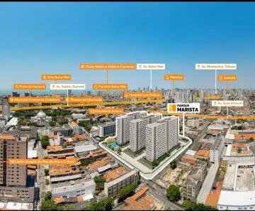 Apartamento com 2 Quartos à venda, 39m² no Centro, Fortaleza