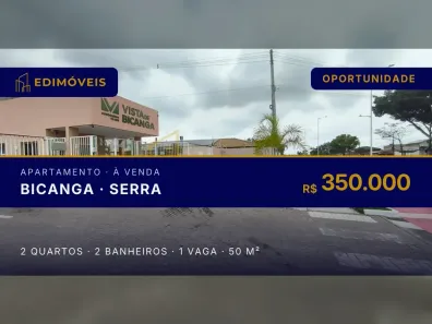 Apartamento com 2 Quartos à venda, 50m² no Bicanga, Serra