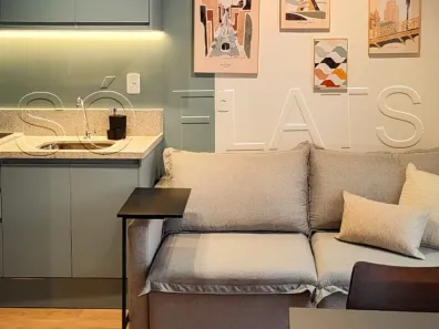 Flat com 1 Quarto à venda, 27m² no Vila Nova Conceição, São Paulo