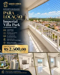 Apartamento com 2 Quartos para alugar, 57m² no Ponta Negra, Natal