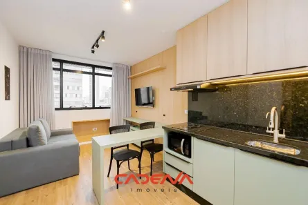 Apartamento com 1 Quarto à venda, 33m² no Centro, Curitiba