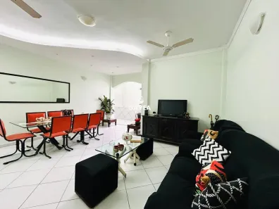 Apartamento com 4 Quartos para alugar, 144m² no Itararé, São Vicente