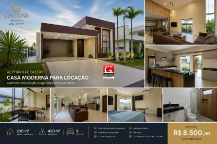 Casa com 3 Quartos para alugar, 230m² no Água Boa (Outeiro), Belém