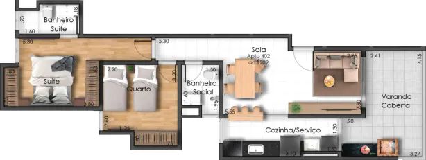 Apartamento com 2 Quartos à venda, 79m² no Alto dos Passos, Juiz de Fora