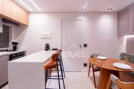Apartamento com 1 Quarto para alugar, 24m² no Jardim Panorama, São Paulo