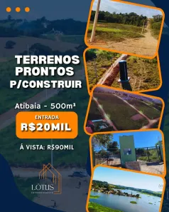 Lote/Terreno à venda, 500m² no Centro, Campo Limpo Paulista