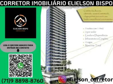 Apartamento com 3 Quartos à venda, 114m² no Caminho das Árvores, Salvador