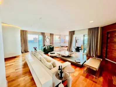 Apartamento com 5 Quartos para alugar, 408m² no Jardim, Santo André