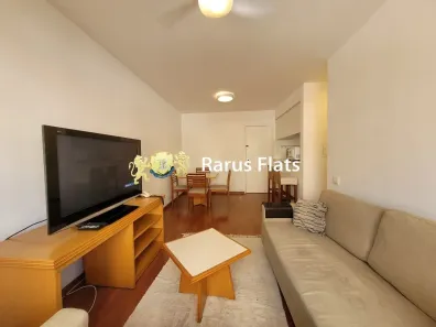 Flat com 1 Quarto para alugar, 50m² no Indianópolis, São Paulo