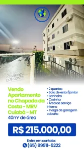 Apartamento com 2 Quartos à venda, 40m² no Jardim Ubirajara, Cuiabá