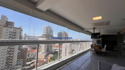 Apartamento com 2 Quartos para alugar, 110m² no Gonzaga, Santos