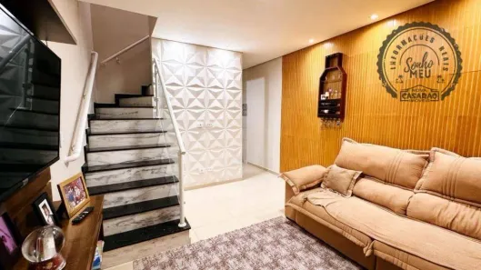 Casa de Condomínio com 2 Quartos à venda, 80m² no Caiçara, Praia Grande