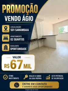 Apartamento com 2 Quartos à venda, 50m² no Samambaia Sul, Brasília
