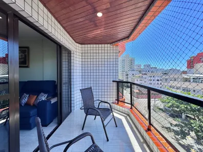 Apartamento com 3 Quartos para alugar, 74m² no Loteamento João Batista Julião, Guarujá