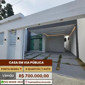Casa de Condomínio com 3 Quartos à venda, 190m² no Novo Aleixo, Manaus