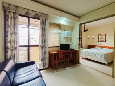 Apartamento com 1 Quarto para alugar, 37m² no Moema, São Paulo