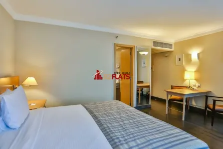 Flat com 1 Quarto à venda, 28m² no Cidade Monções, São Paulo