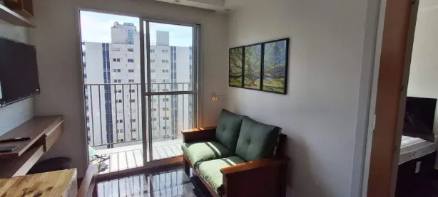 Apartamento com 1 Quarto para alugar, 27m² no Campo Belo, São Paulo