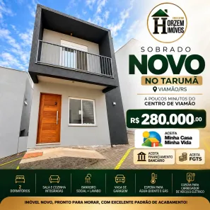 Sobrado com 2 Quartos à venda, 65m² no Centro, Viamão
