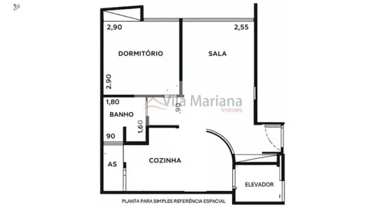 Apartamento com 1 Quarto à venda, 40m² no Moema, São Paulo