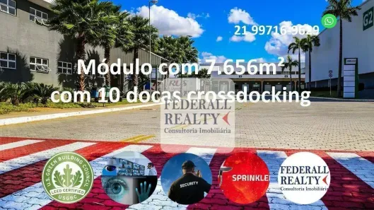 Galpão/Depósito/Armazém para alugar, 7656m² no Parque Embaixador, Resende