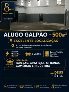 Galpão/Depósito/Armazém para alugar, 500m² no Parque Capuava, Santo André