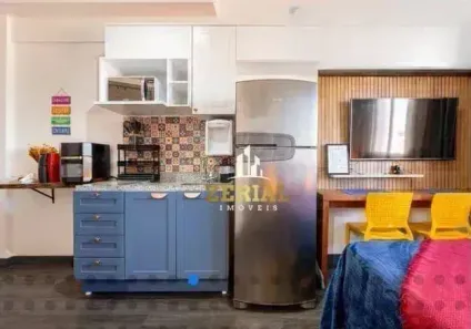 Apartamento com 1 Quarto para alugar, 19m² no Santa Paula, São Caetano do Sul