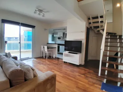 Apartamento com 1 Quarto para alugar, 70m² no Moema, São Paulo