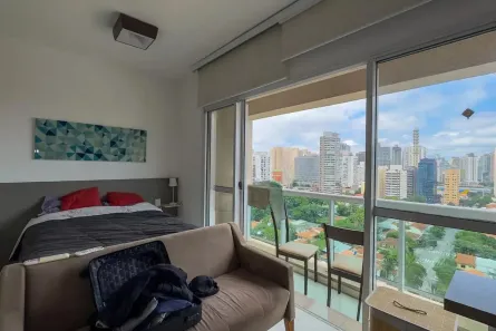 Kitnet com 1 Quarto à venda, 33m² no Brooklin Paulista, São Paulo