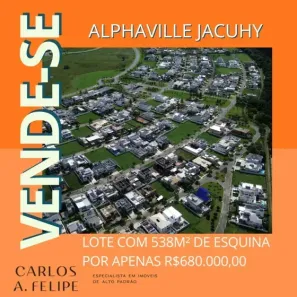 Lote/Terreno à venda, 538m² no Jacuhy, Serra